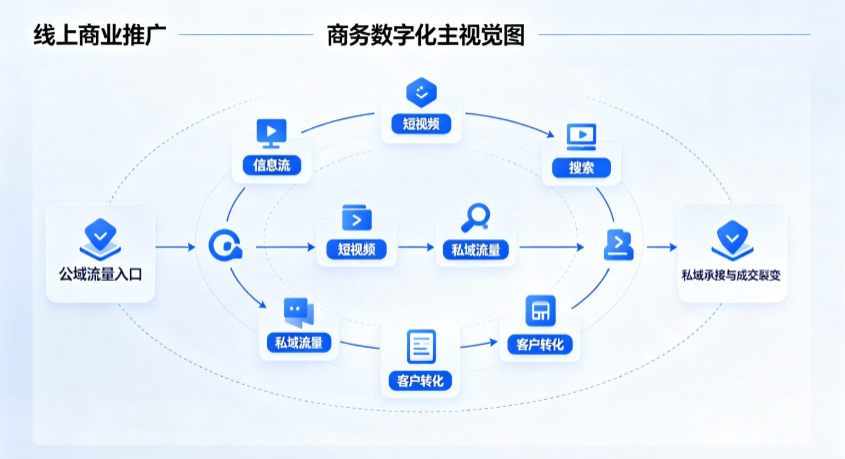 老城区线上商业推广怎么做？全域流量闭环搭建与低成本转化实战指南